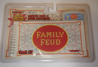 Tiger Electronics Game 'Family Feud' #3 Answer Book with Cartridge Sealed VTG