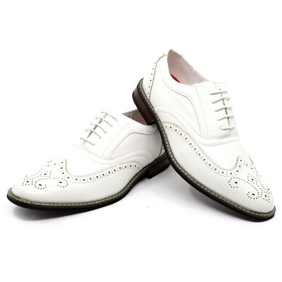 Primavera Couture White Men\'s Oxfords Men main image 3
