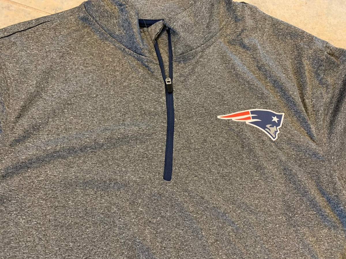 NFL TEAM APPAREL 『Patriots 』 プルオーバージャケット Mens Size S NFL Team Apparel New England Patriots 1/4 Zip Long