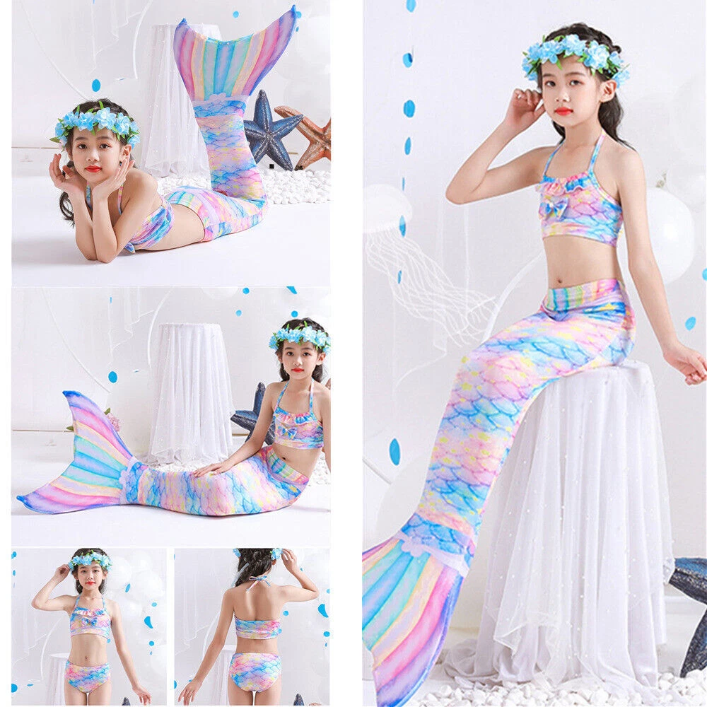 Mermaid 3 piece swim set clearance