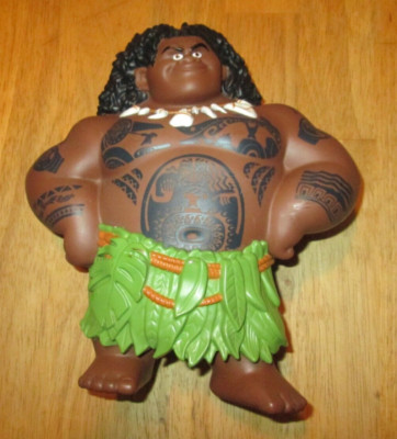 DISNEY Moana Mega Maui 8'' Action Figure Doll Hard Plastic Toy Kids Original