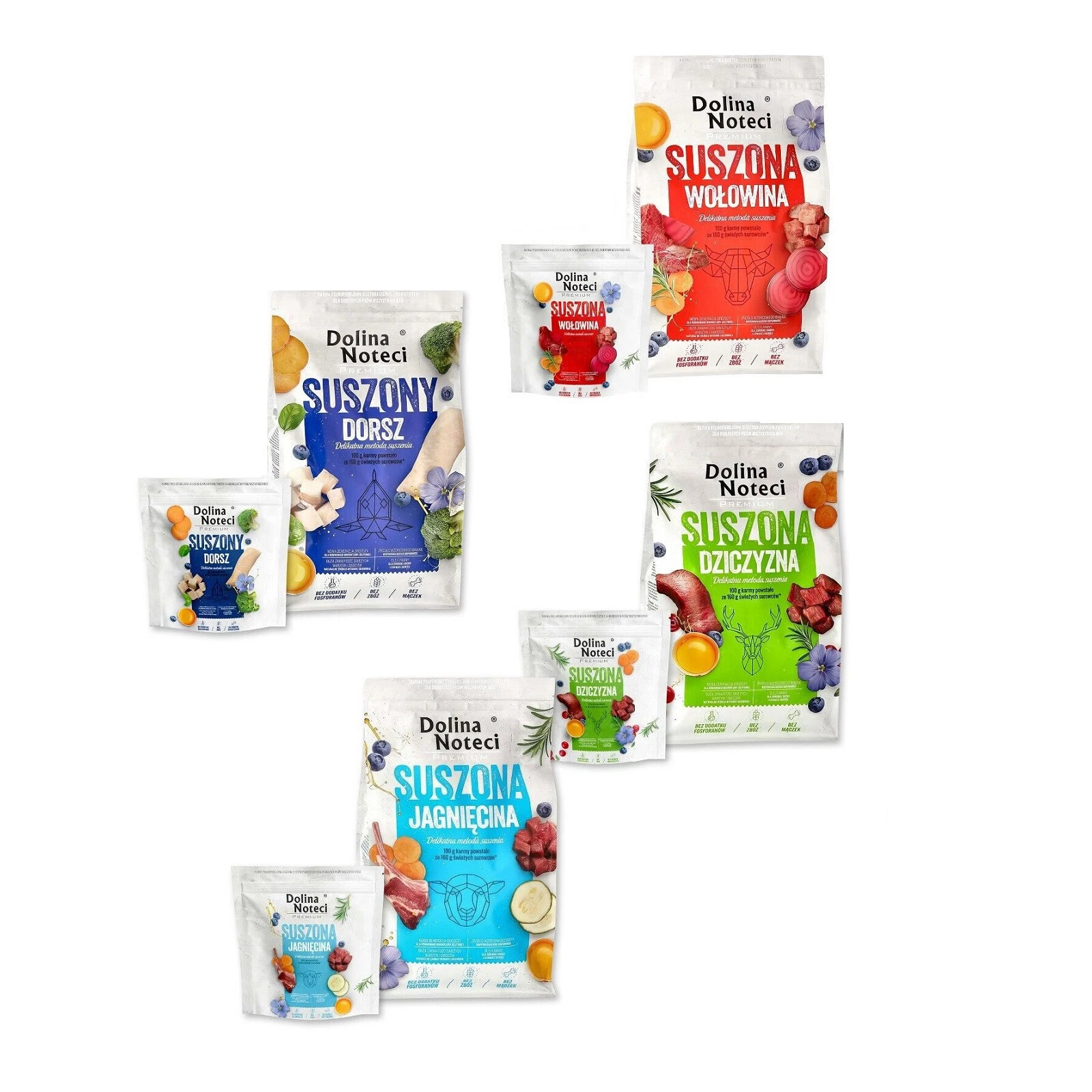 Air Dried Complete Dog Food - Dolina Noteci Premium SUPERFOOD Non-Allergic 1-9kg