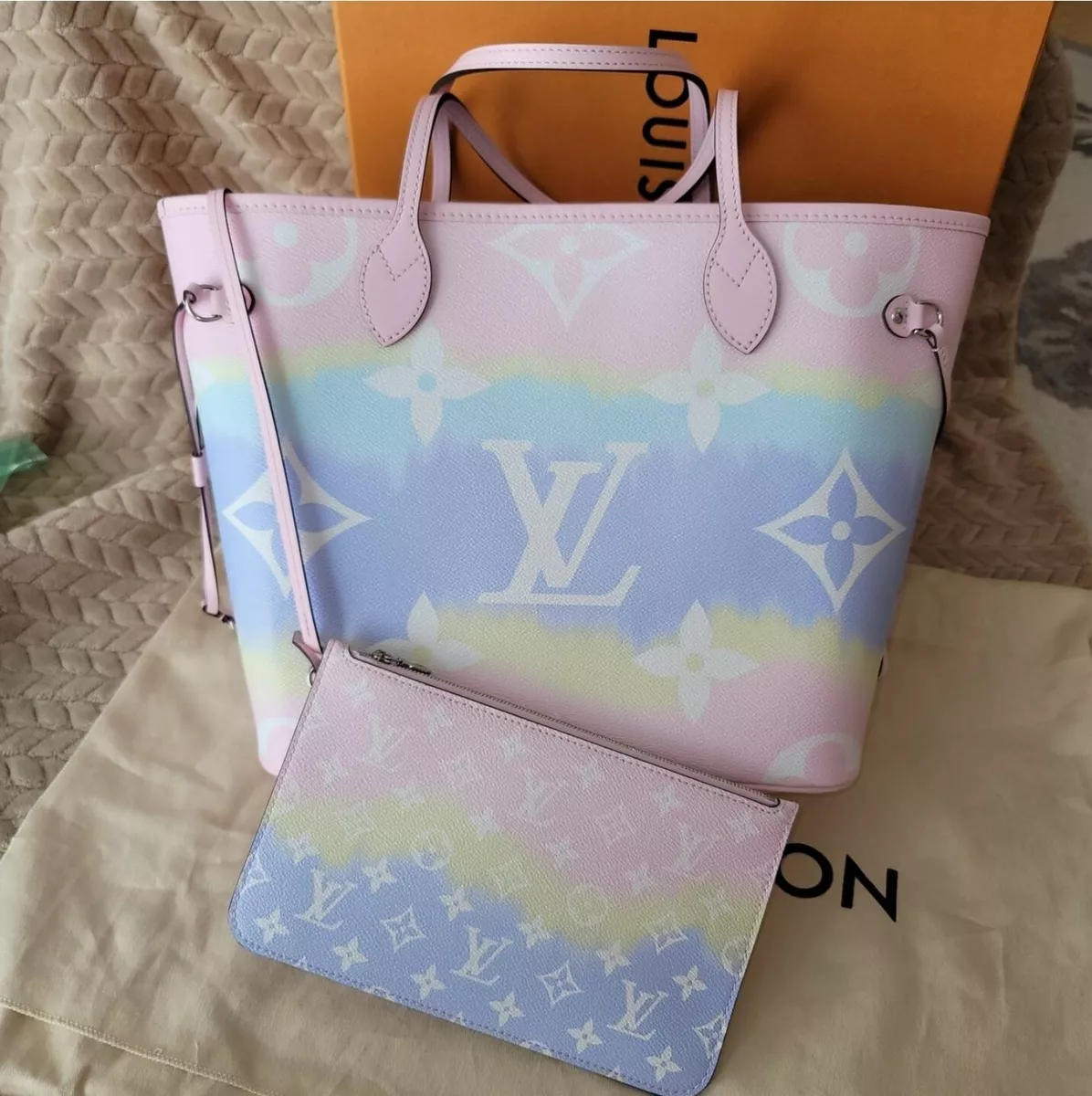 Louis Vuitton Neverfull LV Escale Pastel– TC