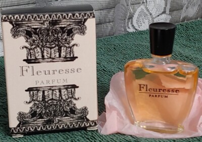 Miniature FLEURESSE Parfum Perfume FULL in Box .33 ounces Mini. NOS