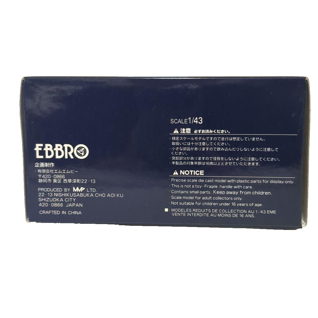 Ebbro 1/43 M7 Mutiara Amemiya Sgc 7 SUPER GT GT300 2009 From Ebbro 1/43 M7 Mutiara Amemiya Sgc 7 SUPER GT GT300 2009 From