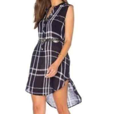 linen-blend popover mini dress RBX Active Women's Laidback Linen Popover Dress | Cantaloupe