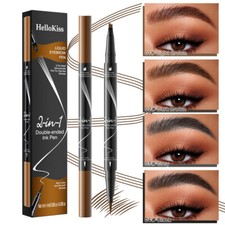 Microblading Tattoo Eyebrow 3d Liquid Ink Pen Waterproof 4 Fork Pencil Brow