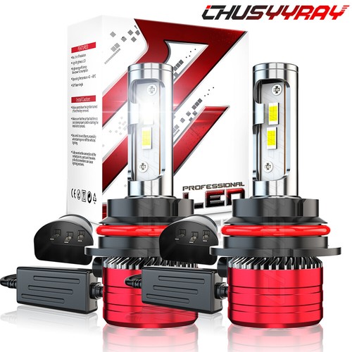 Lasfit LED Headlight Bulbs Conversion Kit - 9007 HB5 Hi/Lo Dual Beam, 72w 7600lm - Foto 2