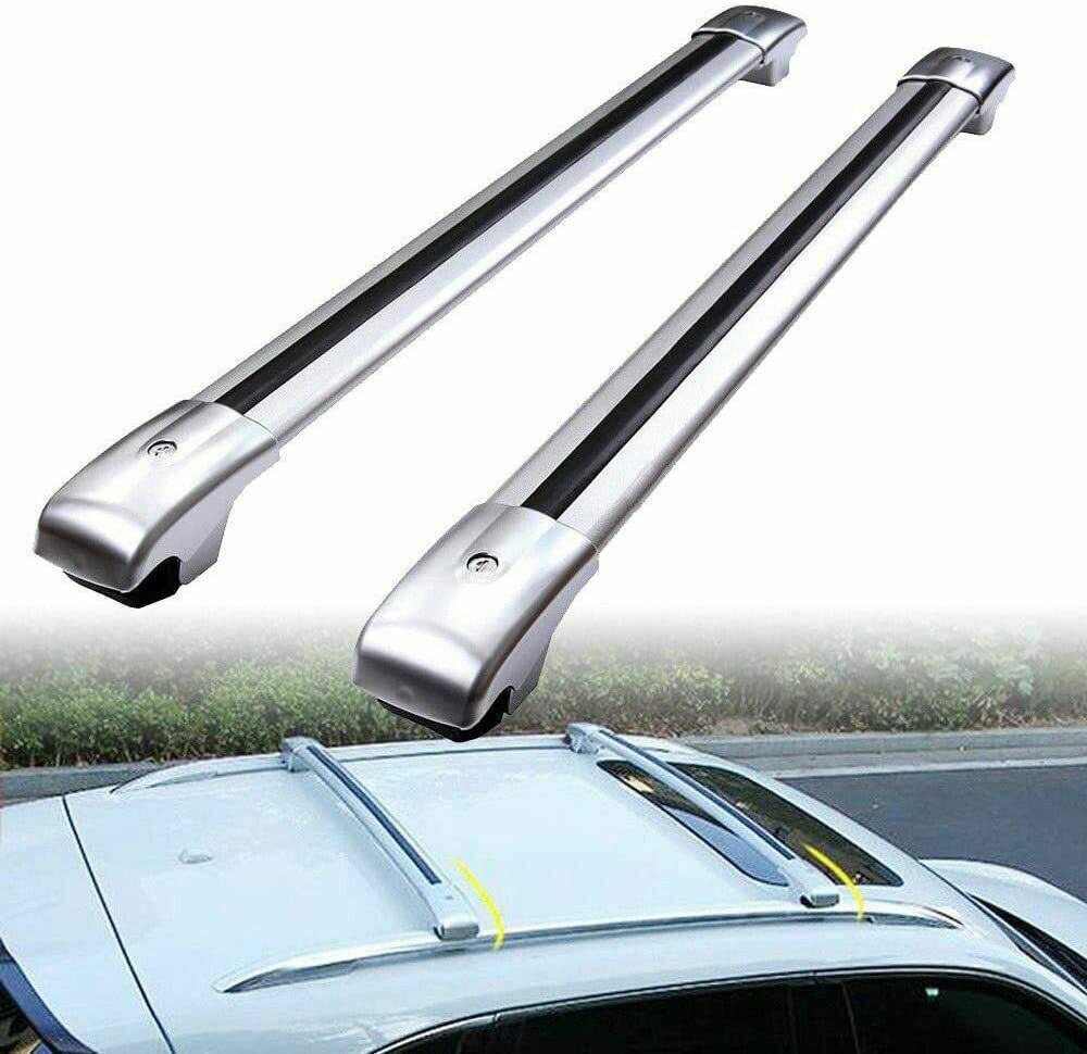 2Pcs Fit for Jeep Cherokee 2014-2025 Aluminum Roof Rail Rack Cross Bar Crossbar