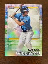 Bowman's Best Bowman Carson Williams rookie card refractor RC NICE RAYS