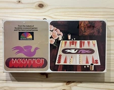 Vintage 1975 Backgammon Board Game Selchow & Righter NEW ~ FREE SHIPPING