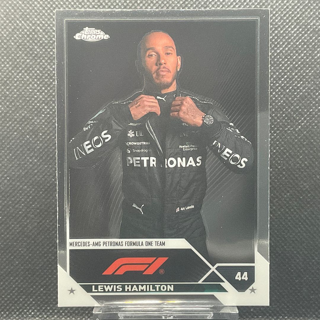 2023 Topps Formula 1 F1 Chrome Lewis Hamilton 21    Mercedes-AMG Petronas