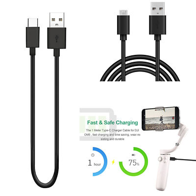 For DJI OM5 OSMO Mobile Gimbal USB To Type-C Charging
