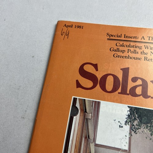 Vintage Solar Age Magazine April 1981 Greenhouse Retrofit - Picture 3 of 8