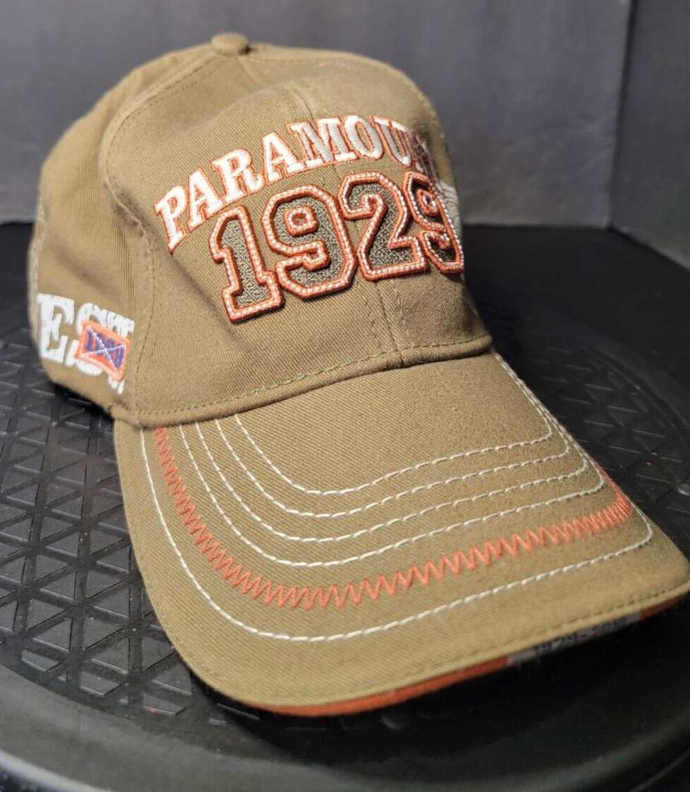 Paramount Apparel Cap Adjustable Brown/Orange/Whi… - image 1