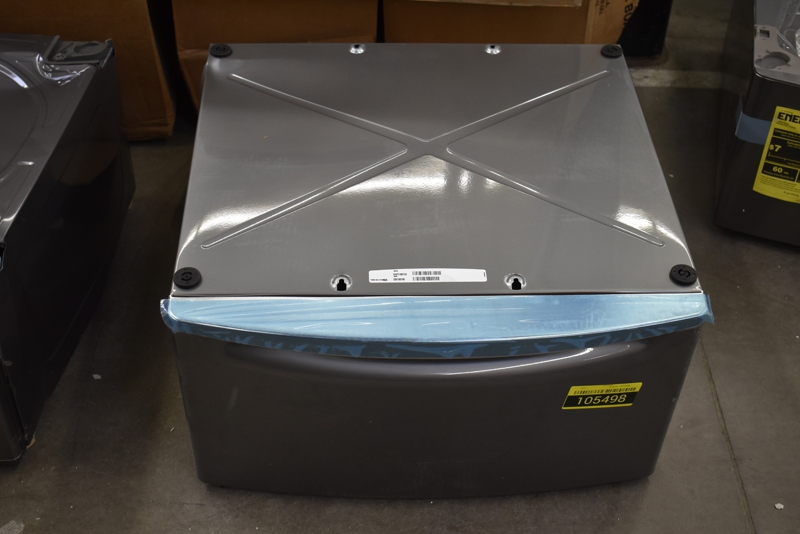 Maytag XHPC155YC 27" Chrome Shadow Laundry Pedestal w/Drawer NOB 105498 eBay