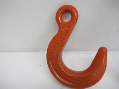 CM 474801 , 5/8'' , 22,600 lbs WLL , Herc-Alloy 800/1000 Eye Foundry Hook 