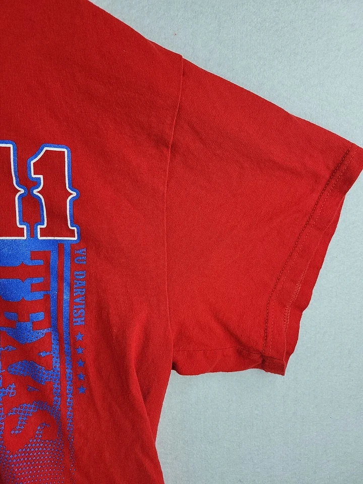 Camiseta De Colección 2012 Texas Rangers 11 Yu Darvish Gráfica Para Hombre XL Foto 3 de 4