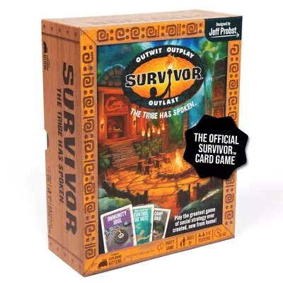Survivor: The Tribe Has Spoken by Exploding Kittens - The only Official Card Gam