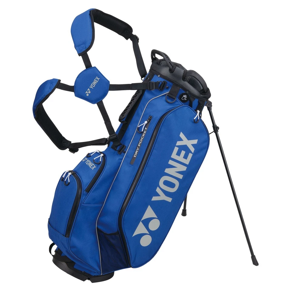 Yonex Carry Stand Bag 9.5 x 47in 5way Divider Lightweight 2.6kg Blue/Dark Gray - Image 2 of 4