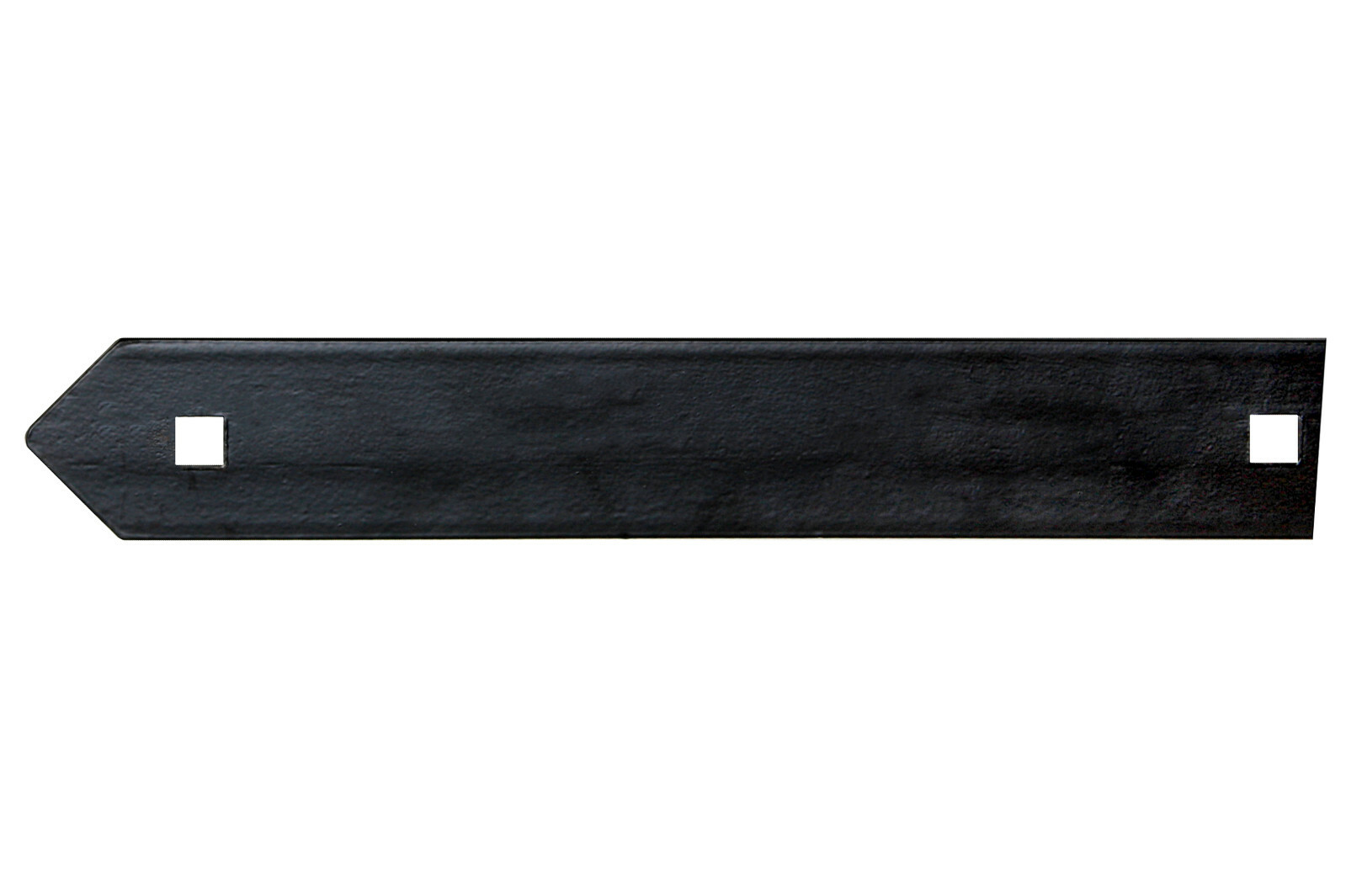 2x Ladenband Türbänder 600mm - Schwarze Torband Scharniere 45x4mm