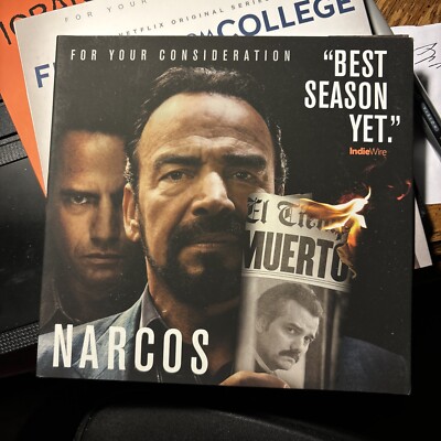 NARCOS 4 Episodes from Season 3 (DVD, 2018) Netflix FYC Pedro Pascal