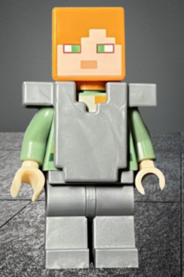 Lego  Minifigur min059, Minecraft, Alex The Bedrock Adventures The Nether Fight