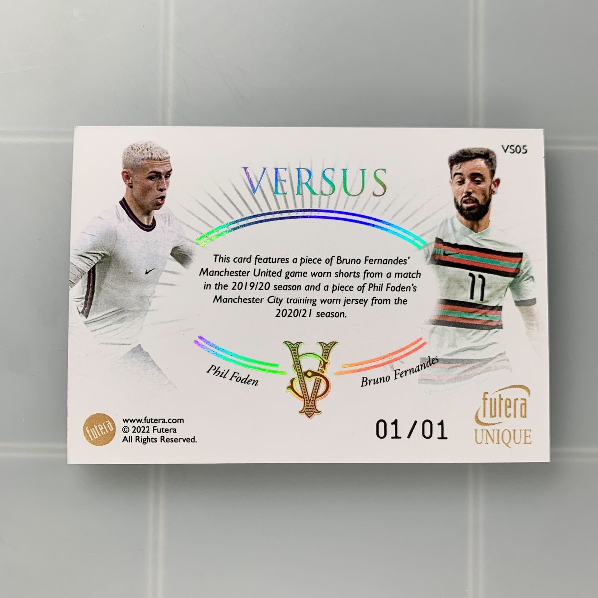 2023 Futera Unique Phil Foden Bruno Fernandes Versus Rainbow 2023 Futera Unique Phil Foden Bruno Fernandes Versus Rainbow