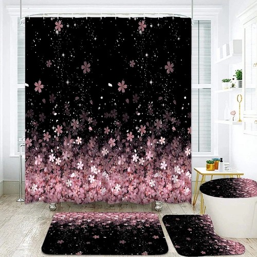 Sea Gat Naked Shower Curtain Non-Slip Bath Mat Toilet Lid Bathroom Rug Set Decor - Picture 16 of 41