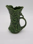 McCoy Vintage pitcher embossed with grape and leaf pattern early 50s