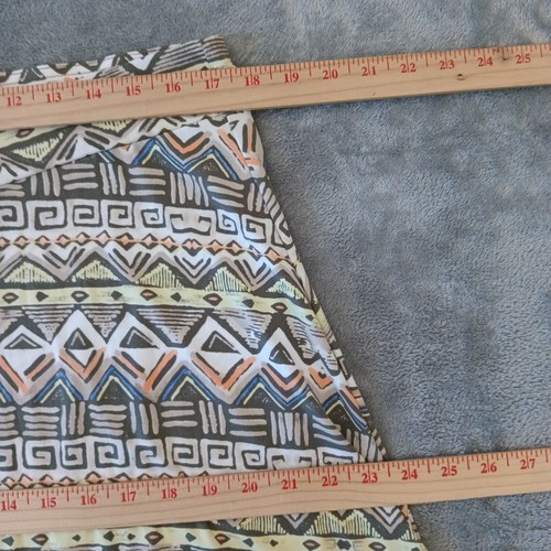 Chico's Rock Gr. 2 grün geometrisch lang A-Linie Pull On - Bild 2 von 7