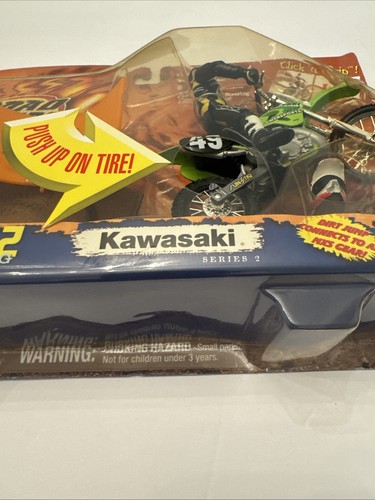 Road Champs MXS Pedro Gonzales Motocross Racer Figure (26200) Kawasaki “Rare” - Afbeelding 7 van 7