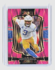 Derwin James Jr. 2025 Panini Select Pink Prizm Shock #103