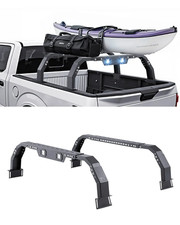 Adjustable Overland Truck Bed Rack w/ LED Light for F150 Silverado Ram