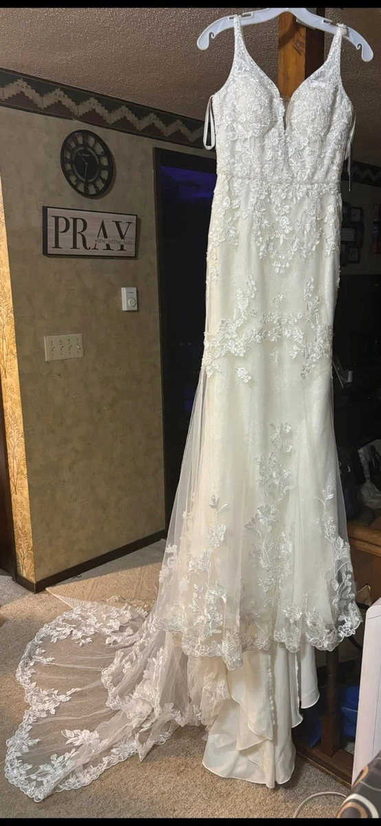 Ivory Oleg Cassini Mermaid & Trumpet Wedding Dresses for sale | eBay
