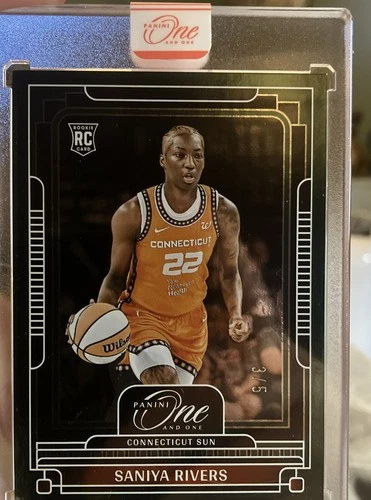 2025 Panini One and One WNBA - Saniya Rivers #57 3/5 (RC) emerald green paralle