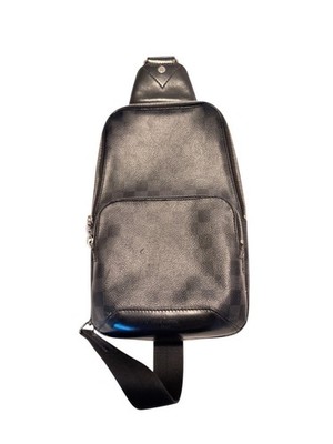 Louis Vuitton Damier Graphite Avenue Sling Bag Crossbody Black Leather
