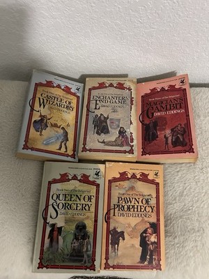 David Eddings The Belgariad Series 1-5 Del Rey Fantasy Paperback - 1ST ...