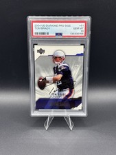 2004 UD Diamond Pro Sigs Tom Brady #51 PSA GEM MINT 10 New England Patriots