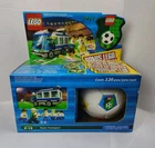 Lego Team Transport 3411 Bus & Figures Vtg 2000 Bonus Soccer Ball Sealed Retired