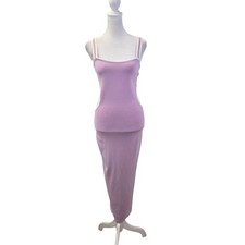 Mable Benita Knit Open Back Midi Dress Size Medium