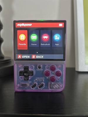Miyoo Mini Plus Retro Handheld Game Console Purple 