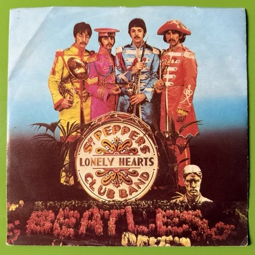 The Beatles – Sgt. Pepper's Lonely Hearts Club Band 7” Italy Vinyl Rock Psych 45