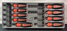 Snap-on Tools 9pc Torx Orange Soft Grip Screwdriver Set T8-t45 Sgdtx90b Snap-on Tools 9pc Torx Orange Soft Grip Screwdriver Set T8-t45 Sgdtx90b