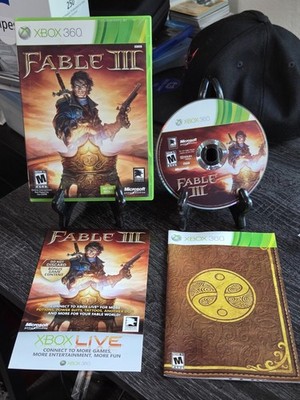 Fable III 3 - Microsoft Xbox 360 - Complete CIB w/ Inserts - Near Mint Disc
