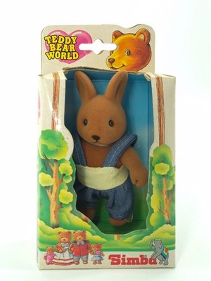 Simba Teddy Bear World Kaninchen Figur  90er Vintage OVP Rar Info lesen!!