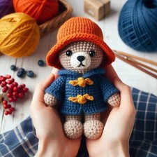 LONDON BEAR CROCHET AMIGURUMI PATTERN ONLY  13CM TALL Fabulous