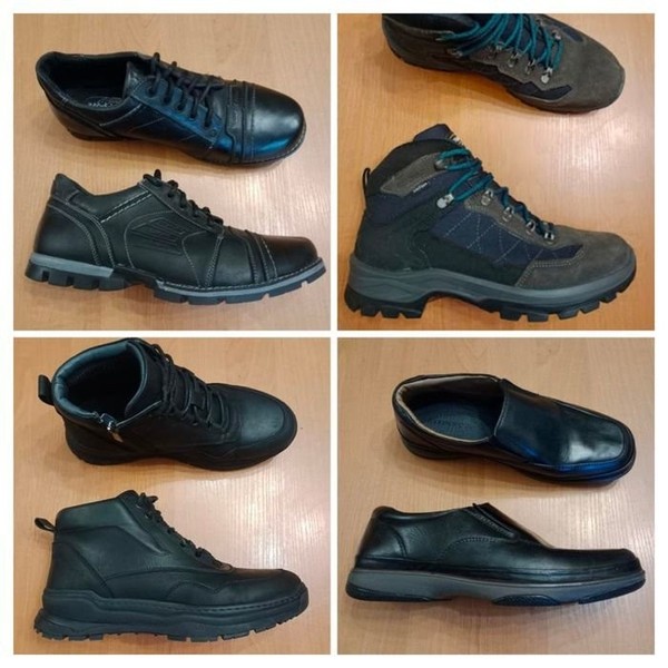 Men ECCO Boots Black Leather 41