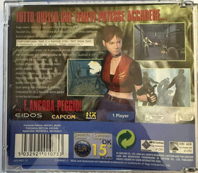 SEGA DREAMCAST - RESIDENT EVIL CODE VERONICA COMPLETO PAL ITALIANO OTTIMO