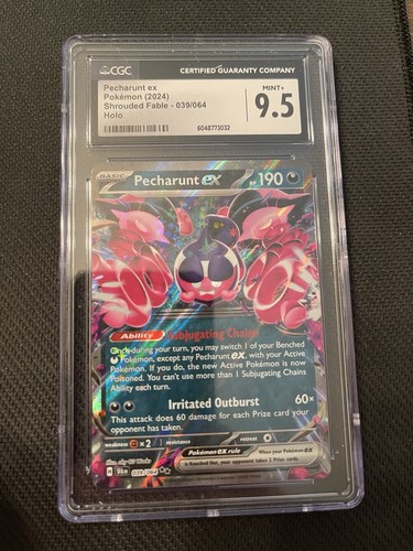 Pecharunt ex graded CGC 9.5 for sale on eBay